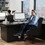 330LBS Executive Office Chair, Ergonomic Design High Back Reclining Comfortable Desk Chair - Black W1550115016