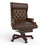 330LBS Executive Office Chair with Footstool, Ergonomic Design High Back Reclining Comfortable Desk Chair - Brown W1550137142