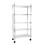5 Tier Shelf Wire Shelving Unit, NSF Heavy Duty Wire Shelf Metal Large Storage Shelves Height Adjustable Utility for Garage Kitchen Office Commercial Shelving Steel Layer Shelf - Chrome W155065926