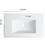 30 inch Bathroom Ceramic Sink Basin, White W1550P168218