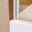 31 in. W * 55 in. H Frameless Shower Doors for Bathtub, 1/4" (6mm) Thick SGCC Tempered Glass Door, Pivot Shower Door Panel for Bathroom, Chrome W1552P173129