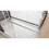 56-60 inches W *76 inches H Frameless Double Sliding Soft-Close Shower Door in Brushed Nickel,3/8 inches (10mm) Thick SGCC Tempered Glass Door with Explosion Proof Film(ED) W1552S00003