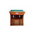 Eco-friendly Outdoor Wooden 4-in-1 Game House for kids garden playhouse with different games on every surface,Solid wood,61.4"Lx45.98"Wx64.17H W155966762