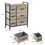 Dresser with 6 Drawers, Storage Tower, Organizer Unit, Fabric Dresser for Bedroom, Hallway, Entryway, Closets, Sturdy Steel Frame, Wood Top W156568346