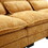 UNITED WE WIN Modern Large chenille Fabric U-Shape Sectional Sofa