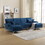 COOLMORE Modern Large chenille Fabric U-Shape Sectional Sofa W1568S00056
