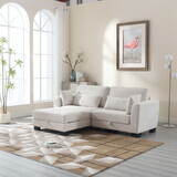 UNITED Modular Sectional Sofa L Shaped Modular Couch with Reversible Chaise Modular Sofa Sectional Couch with Storage Seats W1568S00088