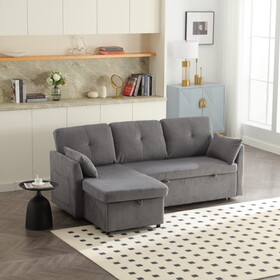 UNITED Modular Sectional Sofa L Shaped Modular Couch with Reversible Chaise Modular Sofa Sectional Couch with Storage Seats W1568S00091