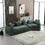 Modular Sectional Sofa, U-Shaped Couch with Sofa for five & Pillows, Modern Minimalist chenille Fabric Large Comfy Cloud Sofas, Living Room Furniture Sets W1568S00098