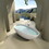 Contemporary Stone Resin Flatbottom Freestanding Soaking Bathtub with Overflow in Matte White, cUPC Certified - 66.88*33.5 22S02-67 W157367105