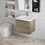 24" Floating Bathroom Vanity with Sink, Modern Wall-Mounted Bathroom Storage Vanity Cabinet with Resin Top Basin and Soft Close Drawers, ash Grey 24V11-24AG W1573P152695