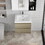 30" Floating Bathroom Vanity with Sink, Modern Wall-Mounted Bathroom Storage Vanity Cabinet with Resin Top Basin and Soft Close Drawers, ash Grey 24V11-30AG W1573P152697