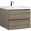 30" Floating Bathroom Vanity with Sink, Modern Wall-Mounted Bathroom Storage Vanity Cabinet with Resin Top Basin and Soft Close Drawers, ash Grey 24V11-30AG W1573P152697