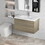 36" Floating Bathroom Vanity with Sink, Modern Wall-Mounted Bathroom Storage Vanity Cabinet with Resin Top Basin and Soft Close Drawers, ash Grey 24V11-36AG W1573P152699