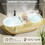 Luxury Handcrafted Stone Resin Freestanding Soaking Bathtub with Overflow in Matte White, cUPC Certified - 24S03-69MW W1573P178583