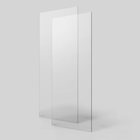 Glass Panel Only, 5/16" (8mm) Clear Tempered Glass, 24D02P04DB W1573P232545