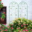 2 Pack Metal Garden Trellis 86.7" x 19.7" Rustproof Trellis for Climbing Plants Outdoor Flower Support Green W1586104735