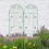 4 Pack Metal Garden Trellis 71" x 19.7" Rustproof Trellis for Climbing Plants Outdoor Flower Support Green W1586135449