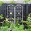 4 Pack Metal Garden Trellis 86.7" x 19.7" Rustproof Trellis for Climbing Plants Outdoor Flower Support White W1586P151252