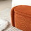 COOLMORE Storage Ottoman,Bedroom End Bench,Upholstered Fabric Storage Ottoman with Safety Hinge, Entryway Padded Footstool, Ottoman Bench for Living Room & Bedroom (Orange) W1588P194730