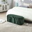 COOLMORE Storage Ottoman,Bedroom End Bench,Upholstered Fabric Storage Ottoman with Safety Hinge, Entryway Padded Footstool, Ottoman Bench for Living Room & Bedroom (Emerald) W1588P194733