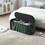 COOLMORE Storage Ottoman,Bedroom End Bench,Upholstered Fabric Storage Ottoman with Safety Hinge, Entryway Padded Footstool, Ottoman Bench for Living Room & Bedroom (Emerald) W1588P194733