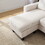 Velvet Sectional Couch with Reversible Chaise, L Shaped Sofa with Ottoman for Small Apartment W1598P191776