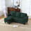 Velvet Sectional Couch with Reversible Chaise, L Shaped Sofa with Ottoman for Small Apartment W1598P191777