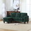 Velvet Sectional Couch with Reversible Chaise, L Shaped Sofa with Ottoman for Small Apartment W1598P191777