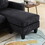 Velvet Sectional Couch, L Shaped Sofa with Ottoman for Small Apartment W1598P191780