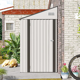 Campcraft Optional two-color storage shed, single hinge door, solid structural design, good ventilation, surface with protective film, and suitable for various scenarios W1598P283838