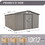 Patio, Lawn & Garden, Metal Outdoor Storage Shed 10FT x 12FT, Clearance with Lockable Door Metal Garden Shed Steel Anti-Corrosion Storage House Waterproof Tool Shed for Backyard Patio W1598S00004