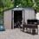 Patio, Lawn & Garden, Metal Outdoor Storage Shed 10FT x 8FT, Clearance with Lockable Door Metal Garden Shed Steel Anti-Corrosion Storage House Waterproof Tool Shed for Backyard Patio W1598S00005