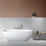 68.9 inch freestanding solid surface soaking bathtub for bathroom W1613P160637