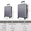 Luggage Sets 2 Piece, 20 inch 24 inch Carry on Luggage Airline Approved, ABS Hardside Lightweight Suitcase with 4 Spinner Wheels, 2-Piece Set (20/24) W1625122316