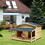 Durable Waterproof Dog Houses for Small Medium Large Dogs Outdoor & Indoor, Wooden Puppy Shelter Large Doghouse with Porch for Winter W1625137506