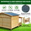 Durable Waterproof Dog Houses for Small Medium Large Dogs Outdoor & Indoor, Wooden Puppy Shelter Large Doghouse with Porch for Winter W1625137506