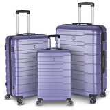 Luggage Suitcase 3 Piece Sets Hardside Carry-on luggage with Spinner Wheels 20