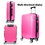 Hardside Lightweight Luggage Featuring 4-Spinning Wheel Robust ABS and Secure TSA Lock Luggage Set 3 Pieces(20/24/28 inches) Women and Men W1625P181521