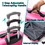 Hard Shell ABS 3 Piece Luggage Set (20/24/28 inches), with TSA Lock,and 360&#176;Rotating Wheel,Effortless Mobility Carry on Suitcase set Men Women W1625P181551