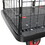 Foldable Platform Push Hand Truck Cart, Basket Cage Cart, 660 lbs. Weight Capacity W162677011