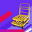 880 lbs. Capacity Steel Push Hand Truck Heavy-Duty Dolly Folding Foldable Moving Warehouse Platform Cart in Yellow W1626P144346