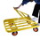 1320 lb. Capacity Steel Push Hand Truck Heavy Duty Dolly Folding Foldable Moving Warehouse Platform Cart in Yellow W1626P144348