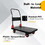1100 lbs. Capacity Platform Cart Heavy-Duty Dolly Folding Foldable Moving Warehouse Push Hand Truck Wheel W1626P144359