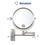 8-inch Wall Mounted Makeup Vanity Mirror, 1X / 10X Magnification Mirror, 360&#176; Swivel with Extension Arm (Brushed Nickel) W162771310