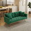 The 68.3 "green velvet sofa bed is beautiful and easy to assemble W1658131356