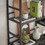 Triple Wide 5-shelf Bookshelves Industrial Retro Wooden Style Home and Office Large Open Bookshelves, Dark Grey, 69.3"W x 11.8"D x 70.1"H W1668102870