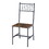 Dining Table Set, Barstool Dining Table with 2 Benches 2 Back Chairs, Industrial Dining Table for Kitchen Breakfast Table, Party Room, Rustic Brown and Black, 43.3"L x 23.6"W x 29.9"H W1668P152537