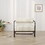 Living room iron sofa chair, lazy individual chair, balcony leisure chair (Color: Beige) W1669P153994