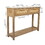 Console Table with 2 Drawers, Sofa Table, Entryway Table with open Storage Shelf, Narrow Accent Table with rattan design for Living Room/Entryway/Hallway, Natural Color W167382610